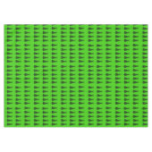 グリーンブラックツリーズメリークリスマステーブルクロス テーブルクロス (正面(横))