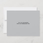 グリーンブラックビデオゲームゲーマーバー(ユダヤ教の)バル・ミツバーありがとう サンキューカード (裏面)