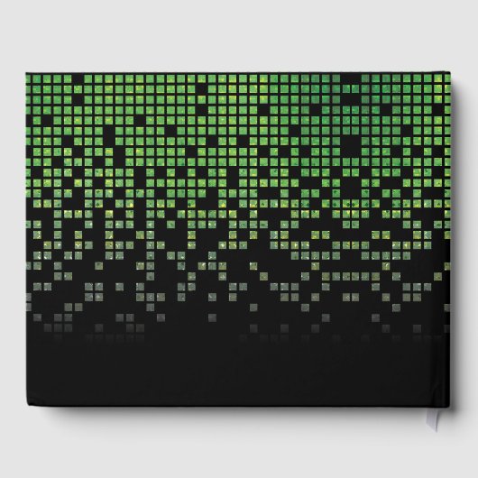 グリーンブラックビデオゲームゲーマーバー(ユダヤ教の)バル・ミツバー ゲストブック (裏面)