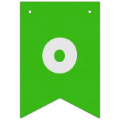 グリーンブラック男性おめでとう企業のカスタム バンティングフラッグ (第2の旗)