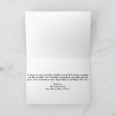 グリーンブランケット猫ホリデーオレンジキッテン シーズンカード (内部)