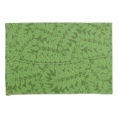 グリーンブランチパターン（ジャングルアート） （ウィリアム・モリス） 枕カバー (正面右)