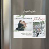 グリーンブランチ2フォトマグネティックホリデーカード