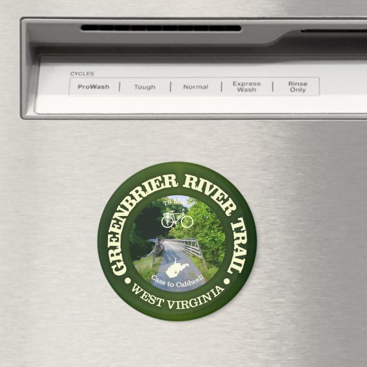 グリーンブリアーリバートレイル(サイクリングc) マグネット (インサイチュ (食洗機))