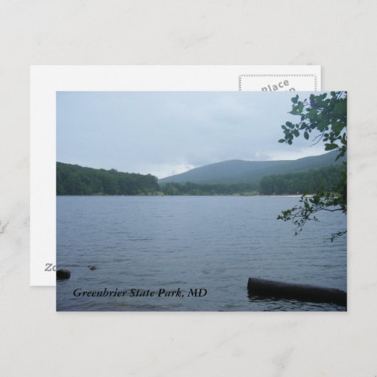 グリーンブリエ州パーク、MD ポストカード (正面/裏面)