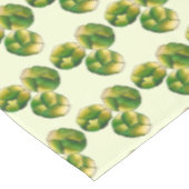 グリーンブリュッセルスプラウト野菜ベジフード テーブルクロス (アングル)