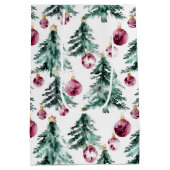 グリーンブルゴーニュのクリスマスツリーオーナメント ミディアムペーパーバッグ (裏面)