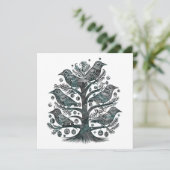 グリーンブルーのクリスマスツリーに登場する木鳥 シーズンカード (スタンド正面)