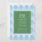 グリーンブルーアーガイルゴルフスイングリハーサルディナー 招待状 (正面)