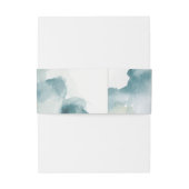 グリーンブルーウォーターカラーベリーブランチ 招待状ベリーバンド (裏面例)