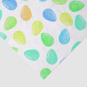 グリーンブルーオレンジアクアウォーターカラーイースターエッグ 薄葉紙 (詳細)