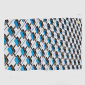 グリーンブルーゴルフタオル#1パパ ゴルフタオル (横)