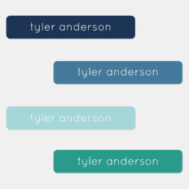 グリーンブルースキニー防水接着剤キッズラベル ラベル