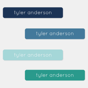 グリーンブルースキニー防水接着剤キッズラベル ラベル