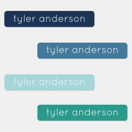 グリーンブルースキニー防水接着剤キッズラベル ラベル