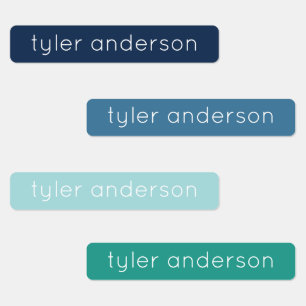 グリーンブルースキニー防水接着剤キッズラベル ラベル