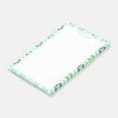 グリーンブルードットグリッドレイアウトカレッジプランプランナー ポストイット (アングル)