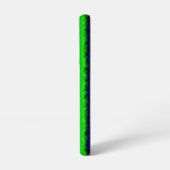 グリーンブルー抽象芸術3Dレインボーパターン SAMSUNG GALAXYケース (左側面)