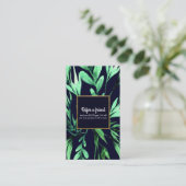 グリーンブルー水色植物参照フレンドカード 紹介カード (スタンド正面)