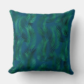 グリーンブルー熱帯離れ クッション (正面)