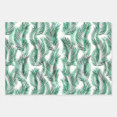 グリーンブルー熱帯離れ ラッピングペーパーシート (正面2)