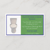 グリーンブルー配管設備サービストイレ 名刺 (正面)