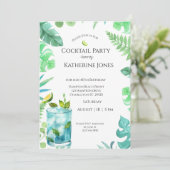 グリーンブル離れーの40thバースデーカクテルパーティー 招待状 (スタンド正面)