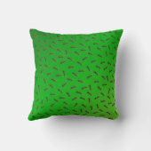 グリーンブル・アリが群がり クッション (裏面)