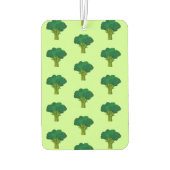 グリーンブロッコリー野菜ヘルシー食べ物ズベジエ カーエアーフレッシュナー (裏面)