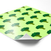 グリーンブロッコリー野菜ヘルシー食べ物ズベジエ フォトプリント            (角)