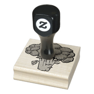 グリーンブロッコリー ラバースタンプ