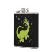 グリーンブロントサウルスディノスイン宇宙 フラスク (左)