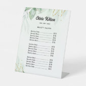 グリーンプライス・リスト 台座サイン (正面)