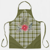 グリーンプライドとクリスマスツリーズエプロン エプロン (正面)