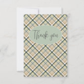 グリーンプライドモダン サンキューカード (正面)