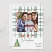 グリーンプライド素朴フォトクリスマスカード シーズンカード (正面)