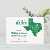 グリーンプライド製テキサス州横形写真 案内状 (スタンド正面)