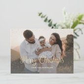 グリーンプライド金箔フォトクリスマスカード シーズンカード (スタンド正面)