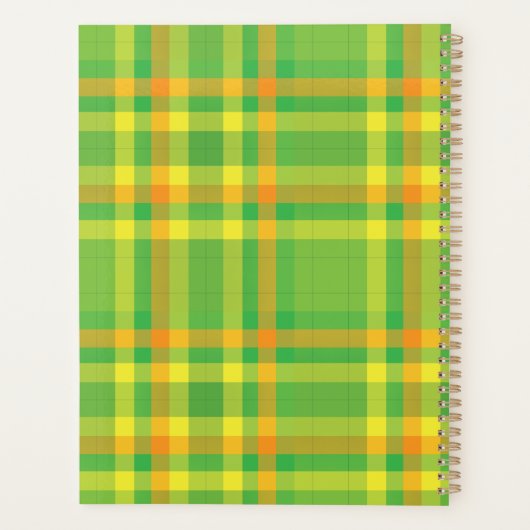 グリーンプライパーソナライズされたド先生プランナー プランナー手帳 (裏面)