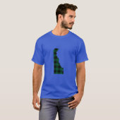 グリーンプラッドデラウェア Tシャツ (正面フル)