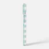 グリーンプラッド＋モノグラム iPhone 15ケース (左側面)