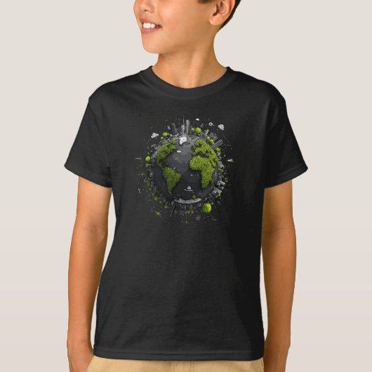 グリーンプラネットアース Tシャツ (正面)