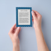 グリーンプラネットドット地球の日エコロジー環境 チラシ (手)