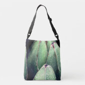 グリーンプラント詳細カスタムクロス体バッグ クロスボディバッグ (裏面)