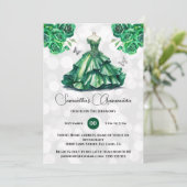 グリーンプリンセスキンセアニラファンタジーボールガウンバラ 招待状 (スタンド正面)