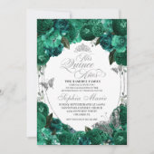 グリーンプリンセスティアラバタフライキンセアニェラ 招待状 (正面)