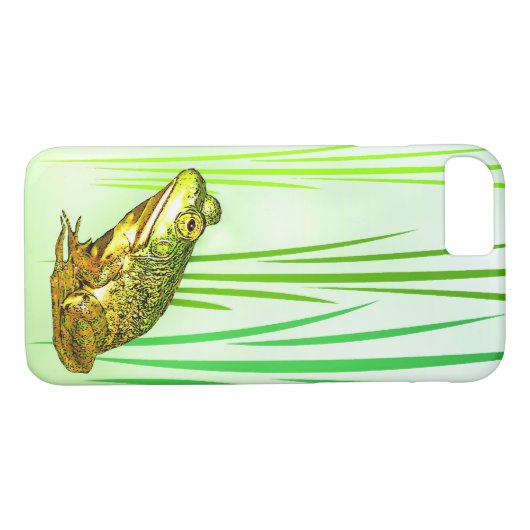 グリーンプリンセス魅力的カエルiPhone 8/7ケース Case-Mate iPhoneケース (裏面(横))