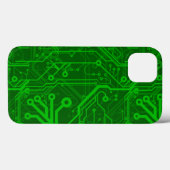 グリーンプリント基板パターン Case-Mate iPhoneケース (裏面 (横))