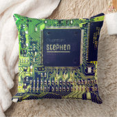 グリーンプリント基板・ギーク電子PCB クッション (ブランケット)