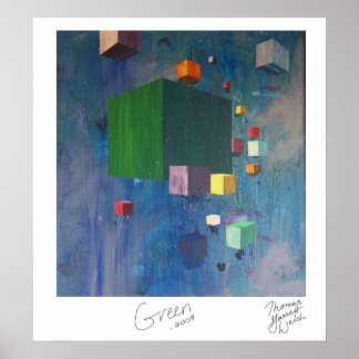 グリーンプリント ポスター